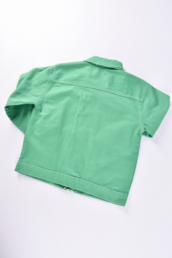 Пиджак котоновый для девочки (цв.зеленый) "CEMIX" Рост в наличии : 140, 146, 152, 158, 164 арт.1529-3