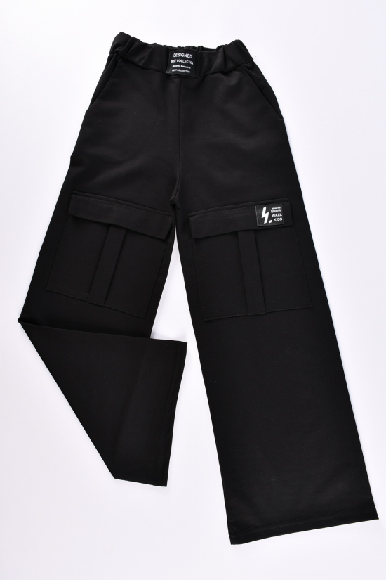 Штани для дівчинки (кол. чорний) модель KARGO Зріст в наявності : 146 арт.7713