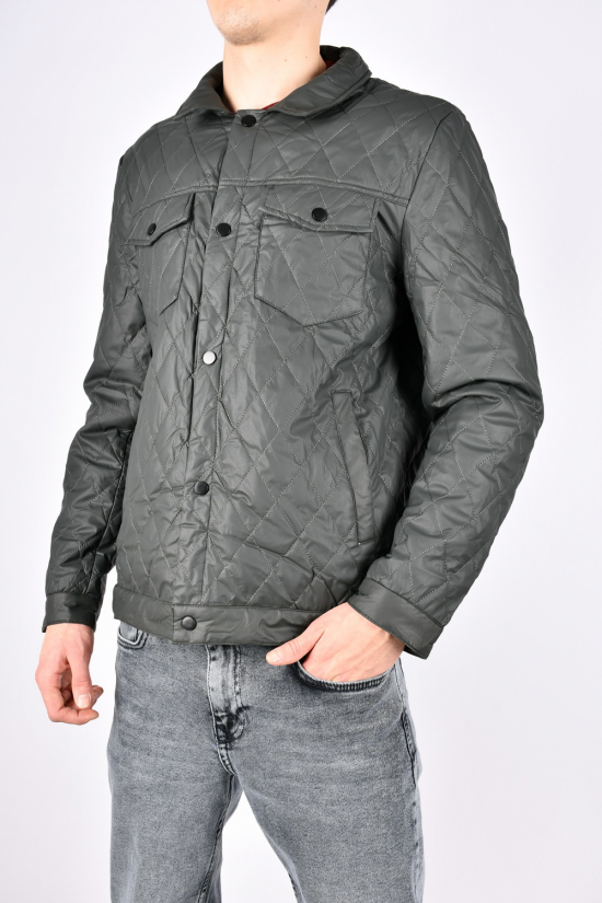 Куртка мужская из экокожи демисезонная"ATE" Размеры в наличии : 46, 48, 50, 52, 54 арт.A-809