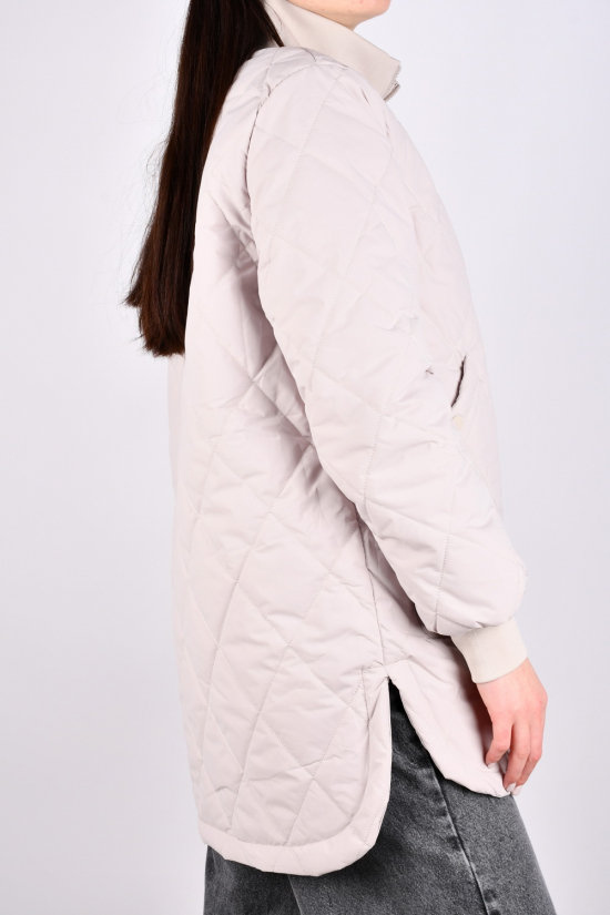 Пальто жіноче демісезонне (кол. кремовий) з плащової тканини. Розміри в наявності : 42, 44, 46, 48 арт.2365-1
