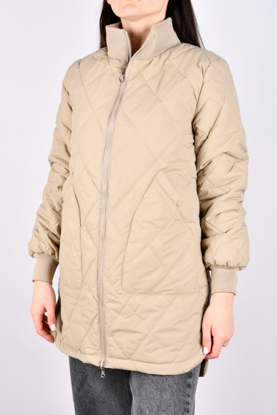 Пальто жіноче демісезонне (кол. капучино) з плащової тканини. Розміри в наявності : 42, 44, 46, 48 арт.2365-1