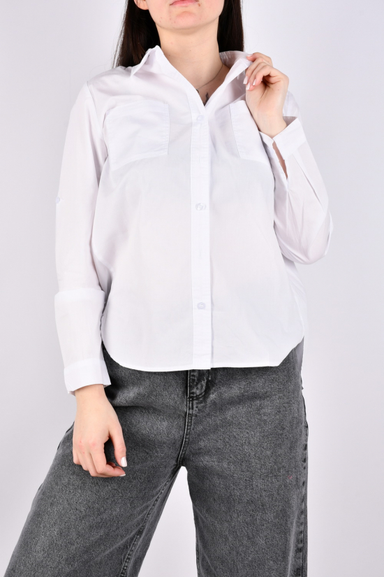 Сорочка жіноча (кол. білий) "BASE" Розміри в наявності : 42, 46, 48 арт.A3022