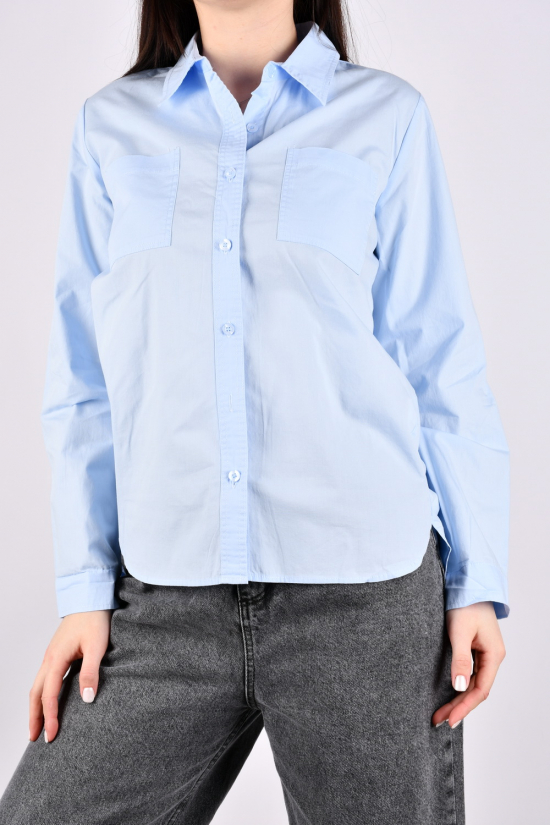 Рубашка женская (цв.голубой) "BASE" Размер в наличии : 42 арт.A3022