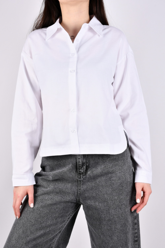 Рубашка женская (цв.белый) "BASE" Размеры в наличии : 42, 46, 48, 50 арт.A9005