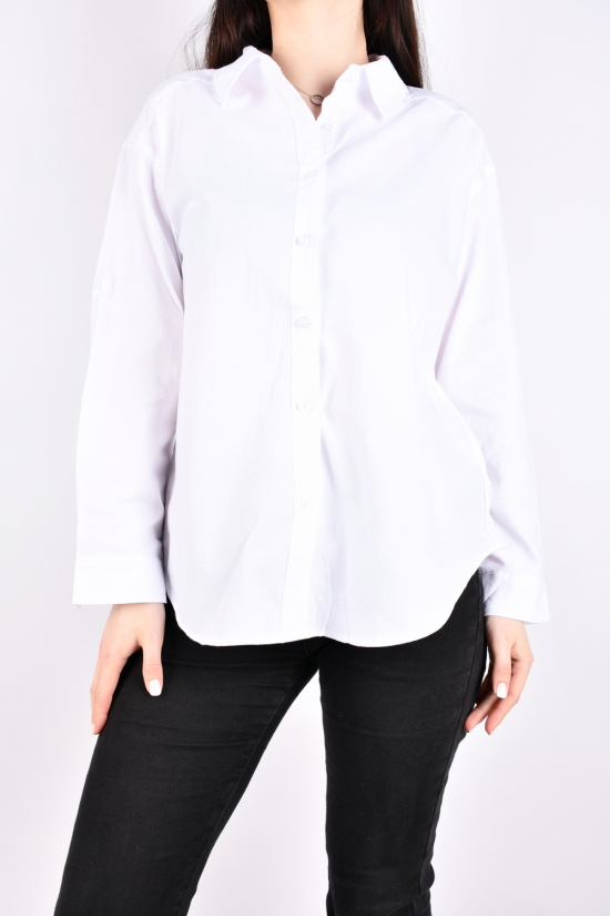 Сорочка жіноча (кол. білий) "BASE" Розміри в наявності : 48, 50 арт.C7542