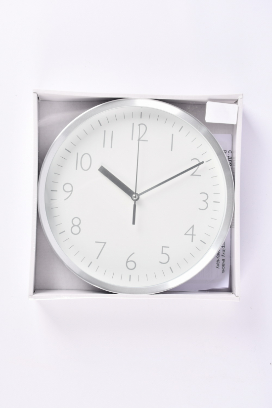 Часы настенные алюминиевые размер 25,8/4,4см 1/1,5v AA арт.WC-YP350