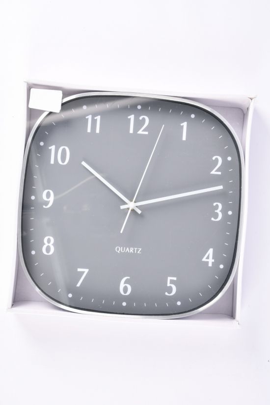Часы настенные алюминиевые размер 29.0/4.3/29.0см 1/1,5v AA арт.WC-HF288