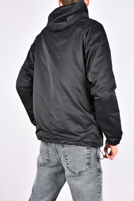 Вітровка чоловіча (кол. чорний) з плащової тканини "NIKE" модель анорак Розміри в наявності : 50, 54 арт.22-2217