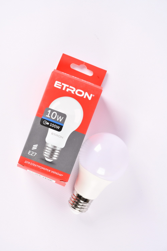 Лампа ETRON A60 10W E27 6500K арт.1-ELP-094