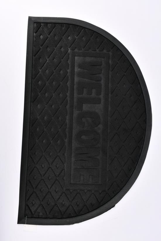 Килимок на гумовій основі (кол. чорний) розмір 50/80 см арт.MF4150