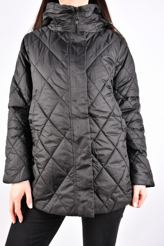 Куртка жіноча (кол. чорний) демісезонна болонева "CECECOLY" Розміри в наявності : 44, 46, 48, 50, 52 арт.5006