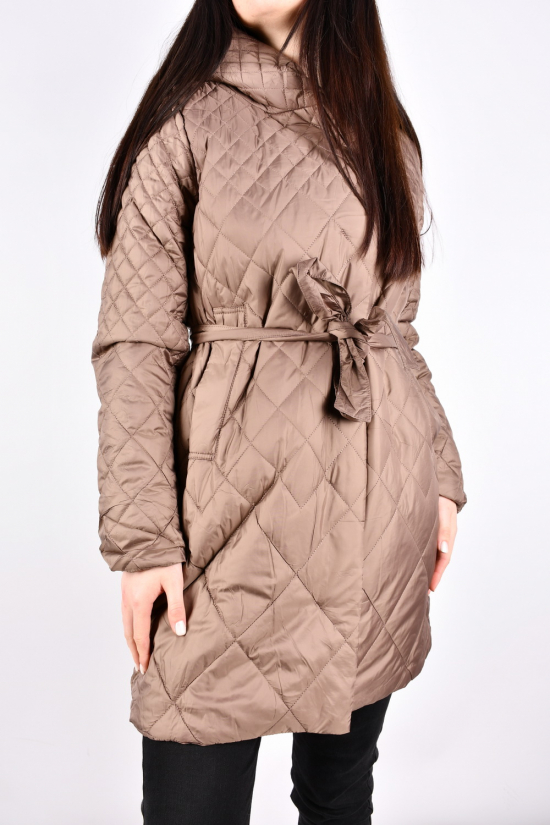 Куртка жіноча (кол. капучино) демісезонна болонева "CECECOLY" Розміри в наявності : 42, 44, 46, 48, 50 арт.5007