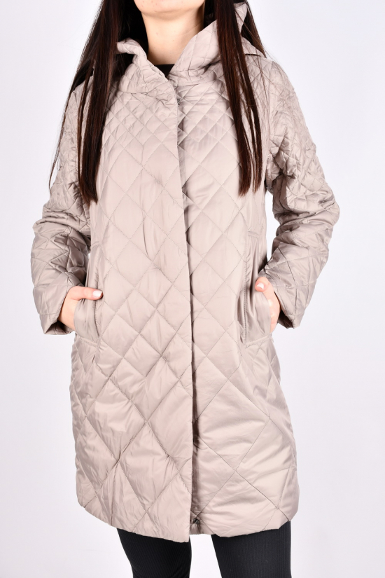 Куртка жіноча (кол. св. сірий) демісезонна болонева "CECECOLY" Розміри в наявності : 42, 44, 46, 48, 50 арт.5007