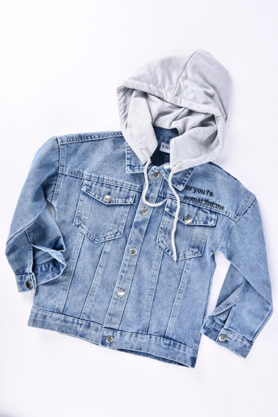Джинсовый пиджак для девочки (цв.синий) Рост в наличии : 122, 128, 134, 140, 146, 150, 160, 170 арт.ZH0320