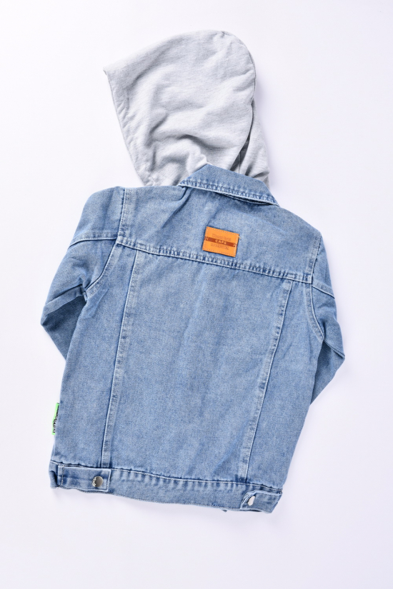 Джинсовий піджак для хлопчика (кол. синій) Зріст в наявності : 122, 134, 140, 146 арт.ZH0302