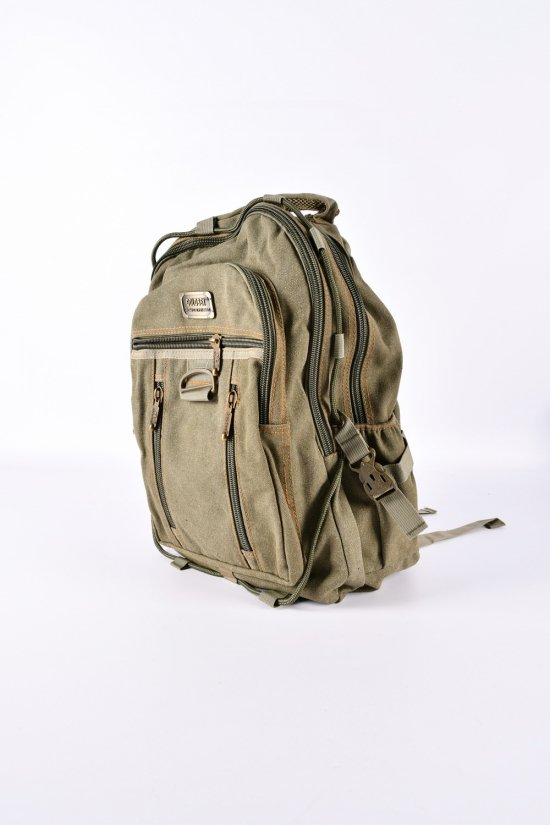 Рюкзак тканинний (кол. хакі) розмір 50/30/11 см арт.B257-1