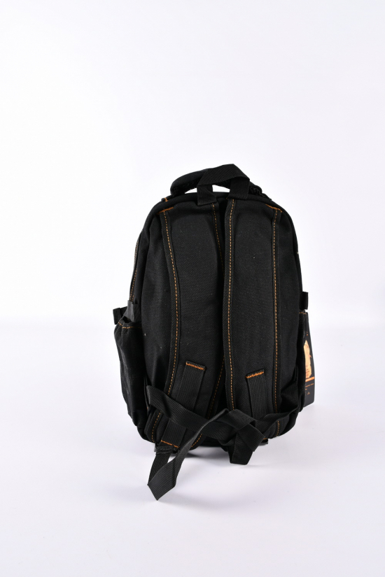 Рюкзак тканинний (кол. чорний) розмір 26/33/12 см арт.BH008