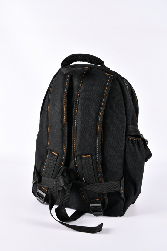 Рюкзак тканевый (цв.чёрный) размер 30/42/12 см арт.0107