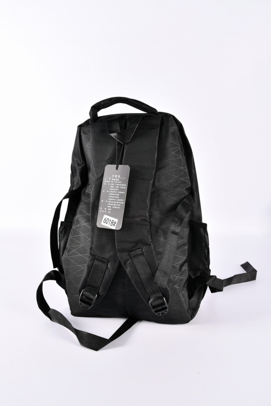 Рюкзак (кол. чорний) з плащової тканини розмір 28/45/15см арт.SN6018