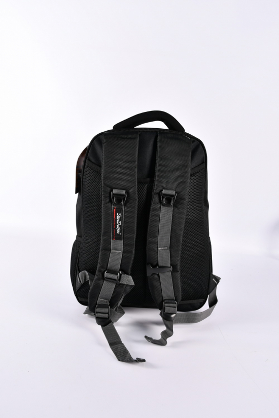 Рюкзак тканевый (цв.черный) размер 43/33/13 см. арт.SD312