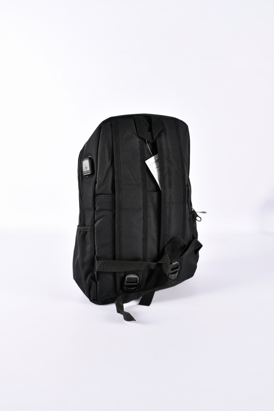 Рюкзак тканинний (кол. чорний) розмір 42/33/17 см. арт.BY780-1