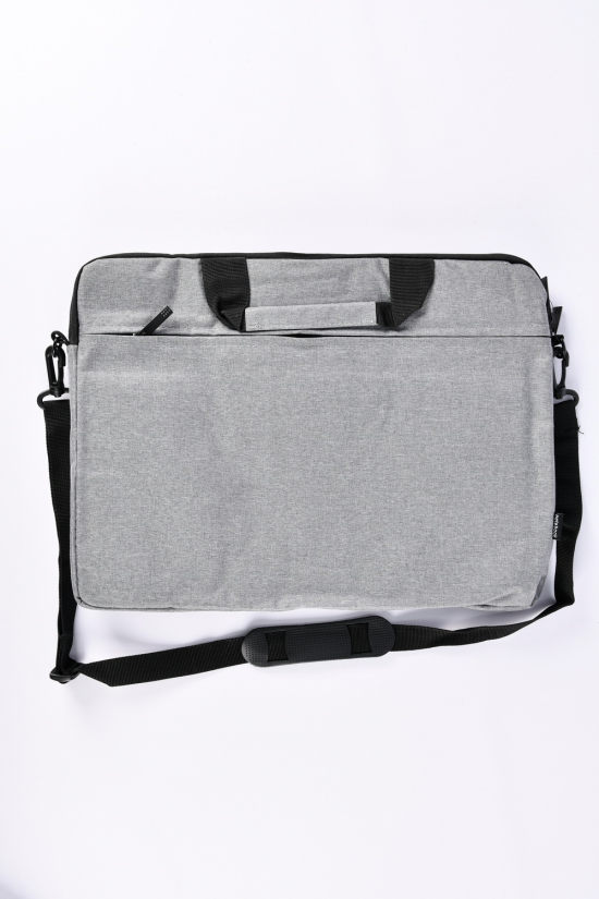Сумка для ноутбука з плащової тканини (кол. сірий) розмір 40/30 см арт.408-15