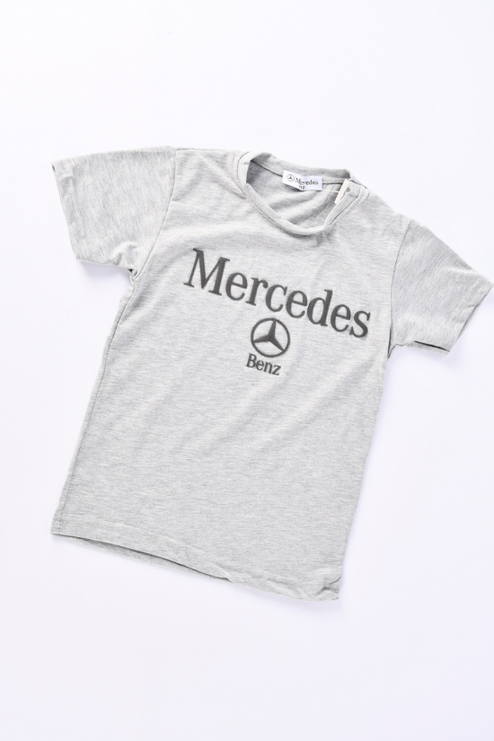 Футболка для мальчика (цв.серый) трикотажная "Mercedes" Объем в наличии : 110 арт.MERCEDES