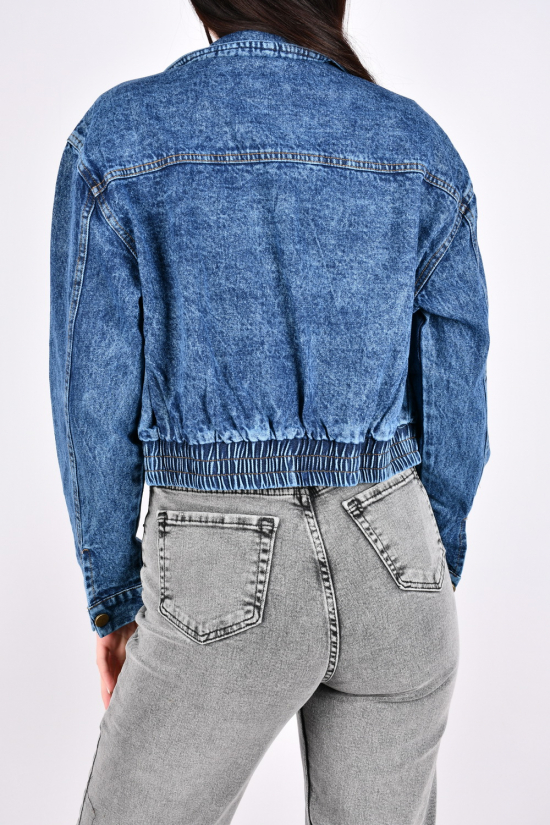 Пиджак женский джинсовый (цв.синий) "BASE" Размеры в наличии : 40, 42, 44 арт.A7695