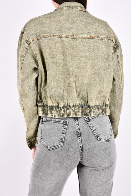 Жіночий піджак джинсовий (кол. хакі) "BASE" Розміри в наявності : 40, 42, 44 арт.A7695