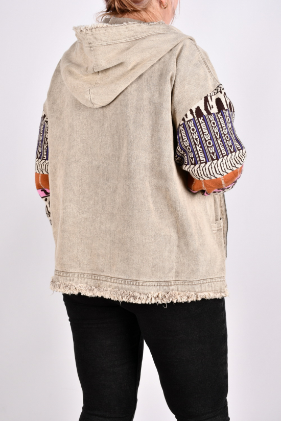 Куртка женская (цв.капучино) ткань коттон "ANGORA" Размеры в наличии : 50, 52 арт.618
