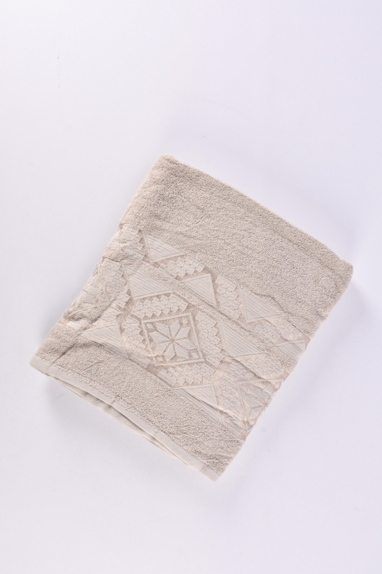Рушник для сауни махровий (кол. латте) "KOLOCO" розмір 90/160см см (вага 660г) арт.9526