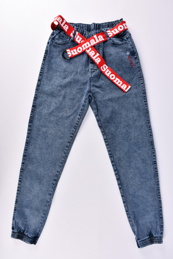Джоггеры женские джинсовые (цв. синий) "Ласточка" Размер в наличии : 29 арт.A1076-4