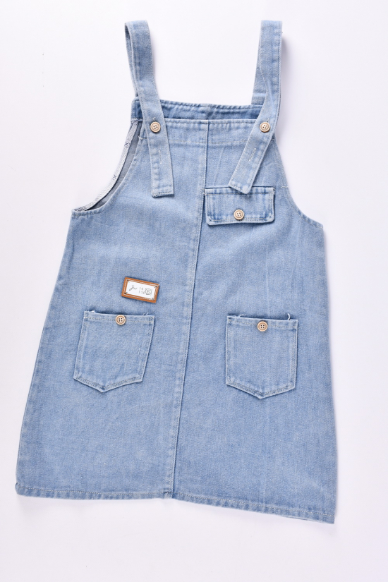 Сарафан джинсовий футболка для дівчинки (кол. чорний) Зріст в наявності : 128, 146 арт.D030
