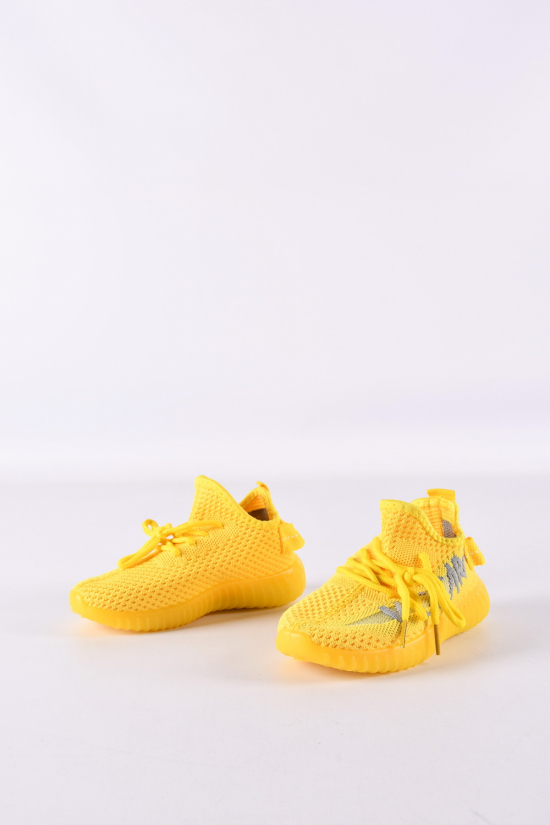 Кросівки дитячі (кол. жовтий) "Bashili" модель YEEZY (силіконова підошва) Розміри в наявності : 26, 27, 28, 29, 30, 31 арт.588-4-4