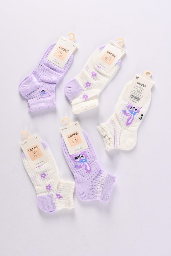Шкарпетки всесезонні для дівчинки на 6-8 років (80% COTTON 15% Polyamide5%spandex) арт.CK-278