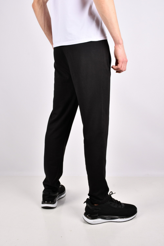 Чоловічі штани (кол. чорний) трикотажні Розміри в наявності : 46, 48, 52 арт.20