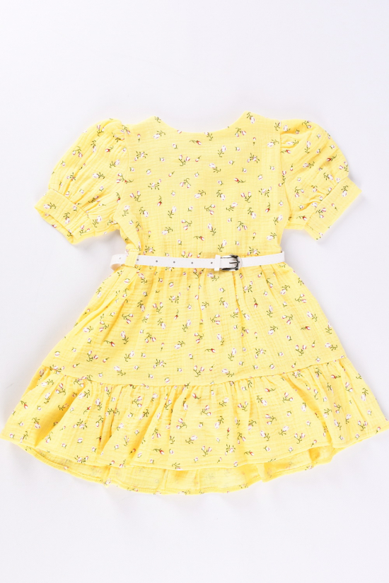 Сукня для дівчинки (кол. жовтий) трикотажна Зріст в наявності : 104, 110, 116, 122, 128 арт.751
