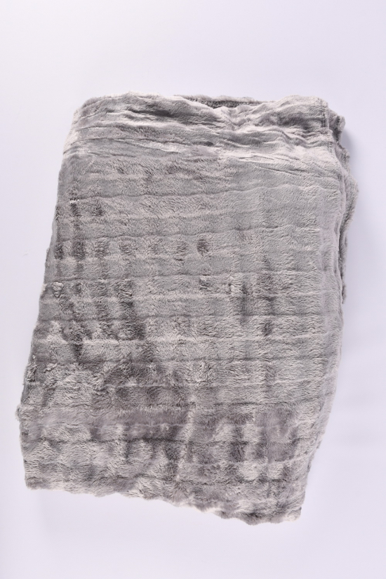 Плед-покривало (кол. св/сірий) тканина мікрофібра (розмір 200/230 см) вага 1.42кг арт.CH-1413