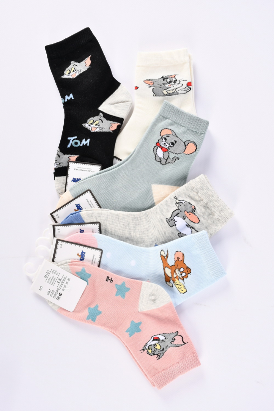 Шкарпетки дитячі вік 4-8 років (65% cotton, 30% polyester, 5% spandex) арт.M101-4