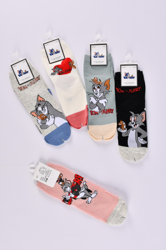 Шкарпетки дитячі вік 4-8 років (65% cotton, 30% polyester, 5% spandex) арт.M101-5