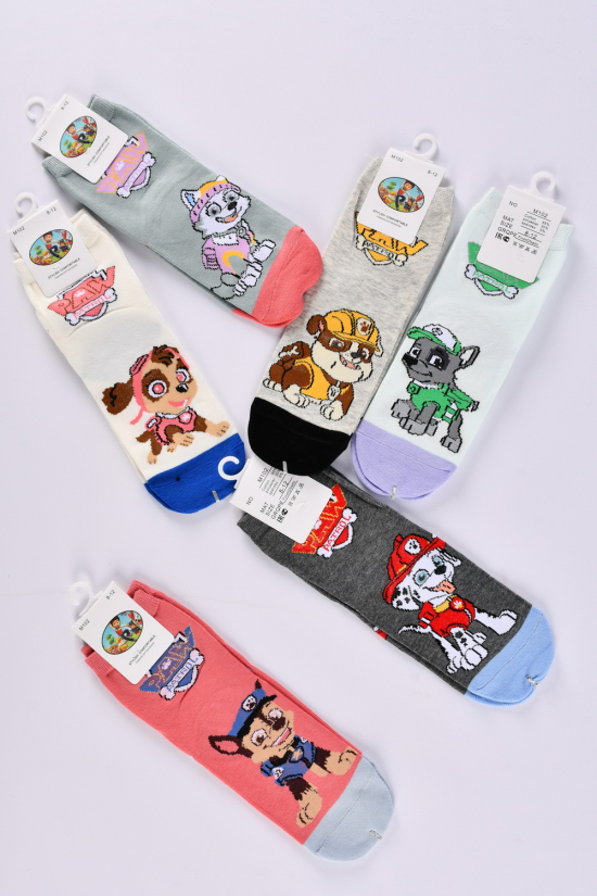 Шкарпетки для хлопчика віком 8-12 років (65% cotton, 30% polyester, 5% spandex) арт.M102-4