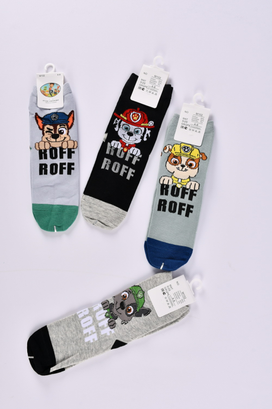 Шкарпетки для хлопчика вік 4-8 років (65% cotton, 30% polyester, 5% spandex) арт.M102-1