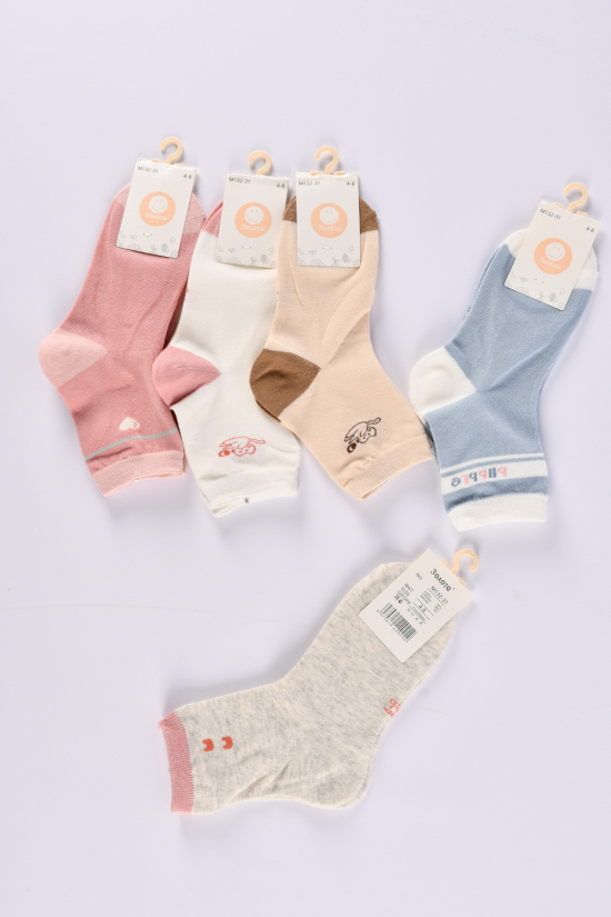 Шкарпетки дитячі вік 4-8 років (65% cotton, 30% polyester, 5% spandex) арт.M132-31