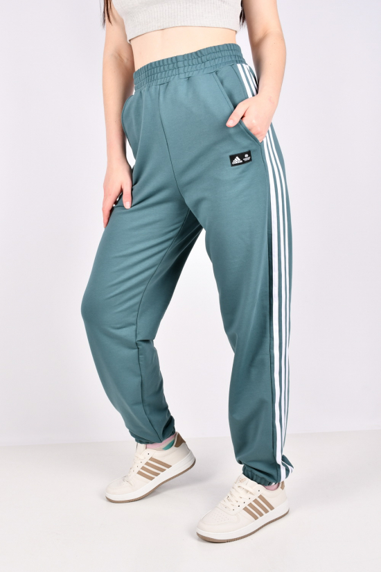 Штани жіночі (кол. морської хвилі) трикотажні "Adidas" Розміри в наявності : 40, 42, 44, 46, 48 арт.Adidas