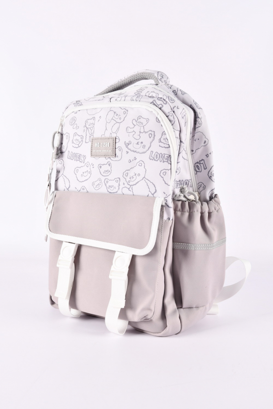 Рюкзак тканинний (колір сірий) розмір 30/40/12 см. арт.S332