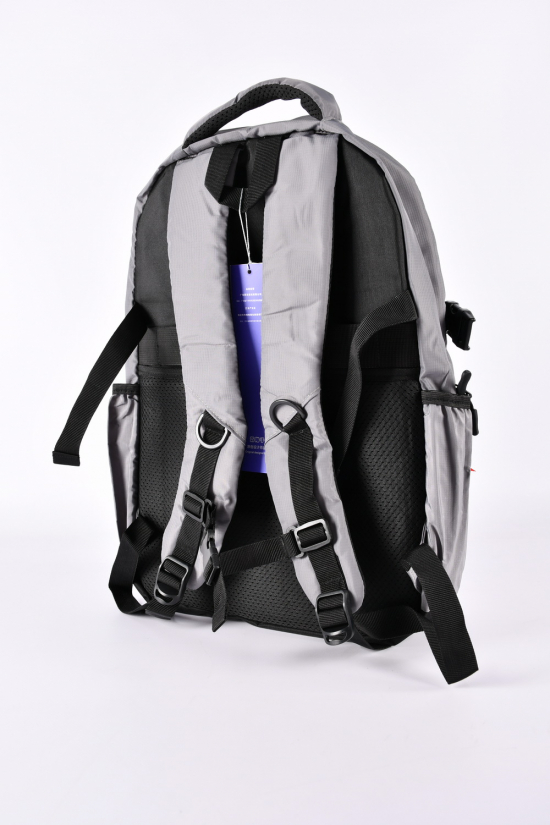 Рюкзак из плащёвки (цв.графитовый) размер 28/46/13 см. арт.S335