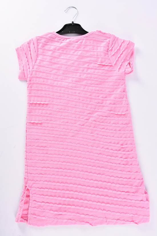 Платье для девочки (цв.розовый) трикотажное "DECO" Рост в наличии : 122, 128, 134, 140 арт.403773