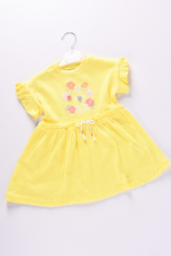 Платье для девочки (цв.жёлтый) "Via Girls" Рост в наличии : 86, 92, 98, 104 арт.401988