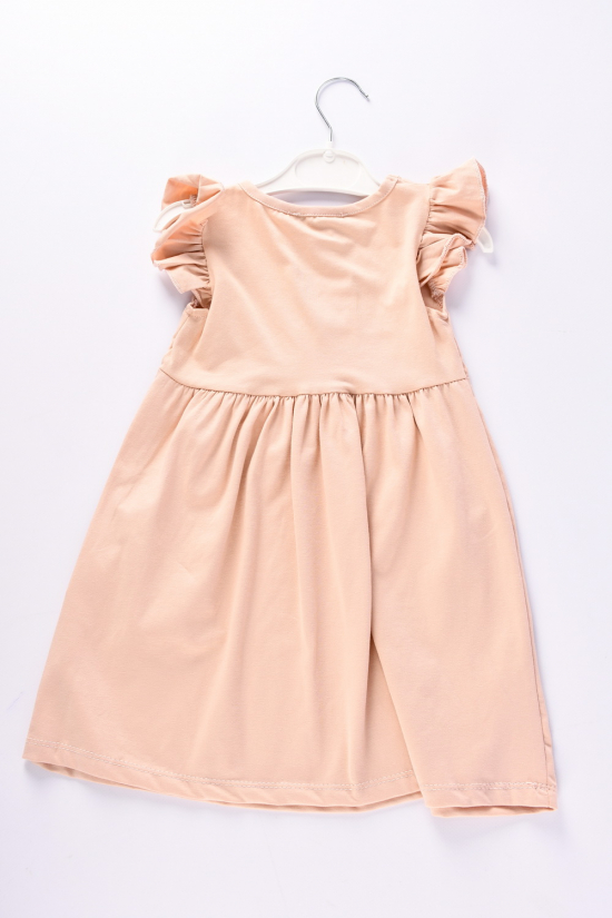 Сукня для дівчинки (кол. латте) трикотажна "ALG" Зріст в наявності : 98, 110, 116, 122 арт.402804