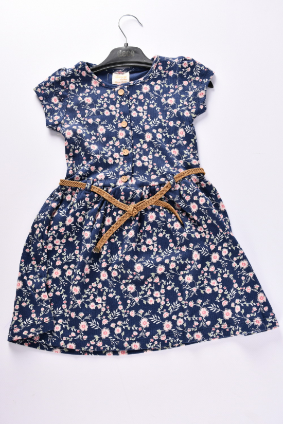 Сукня для дівчинки (кол. т/синій) трикотажна "DECO" Зріст в наявності : 98, 104, 110 арт.400222